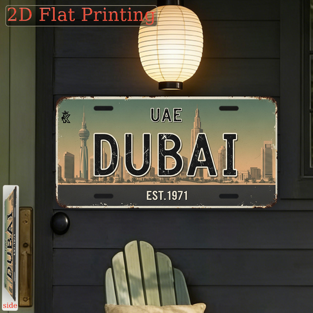 Home Office Dubai - Dubai BAE EST.1971 Plaka AL İşareti