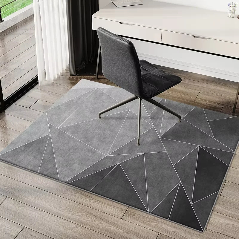 Home Office Rug - VIKAMA Modern Geometrik Sandalye Zemin Mat