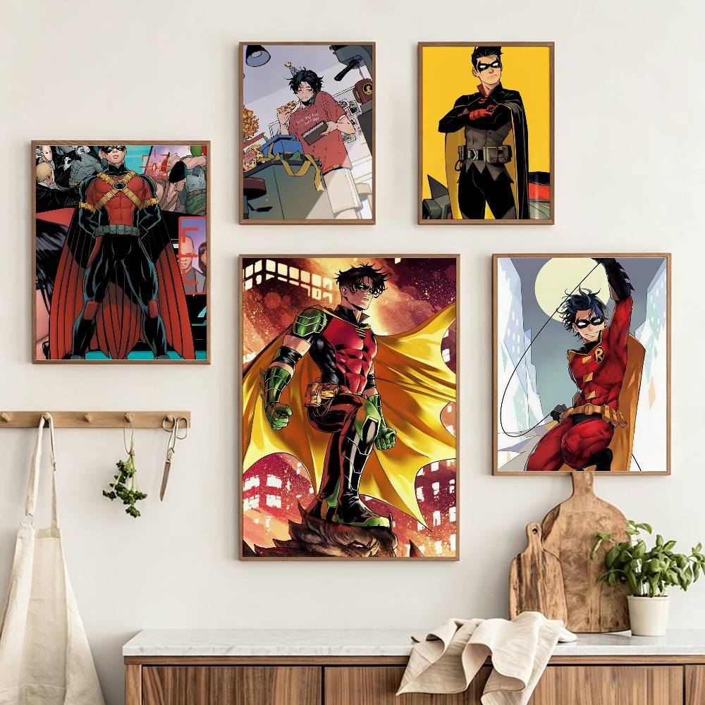 Home Office Tim - R-Robin Damian Wayne Tim drake Posteri