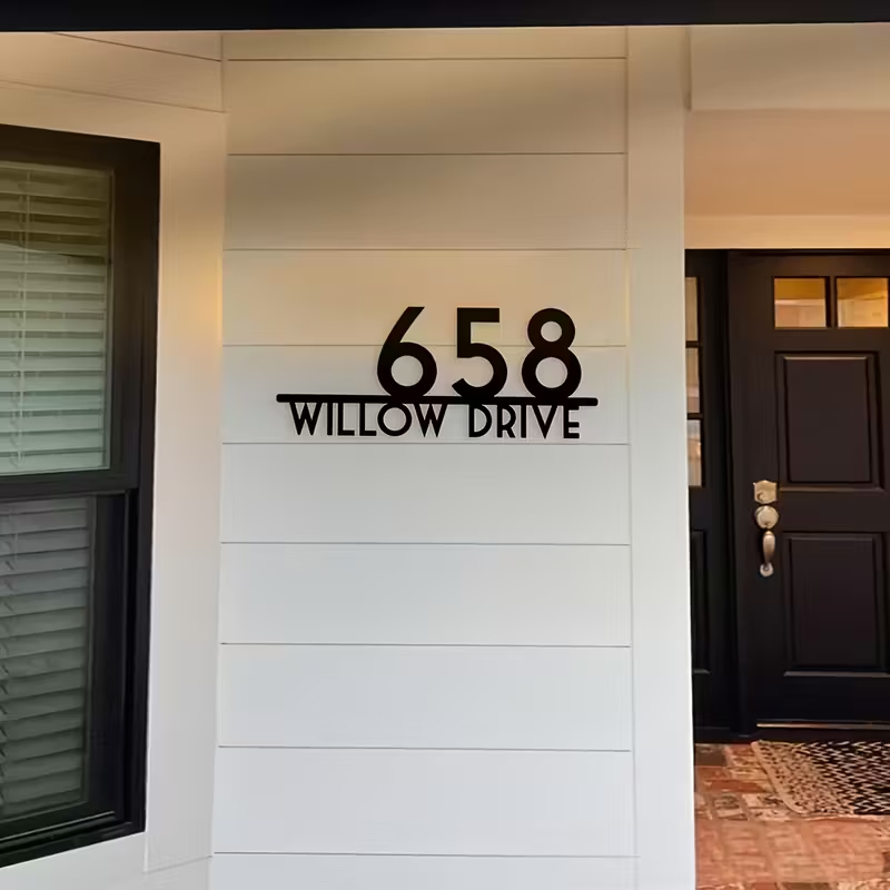 Kişiselleştirilmiş Modern Meta - Home Office Number incelemesi ve fiyatı