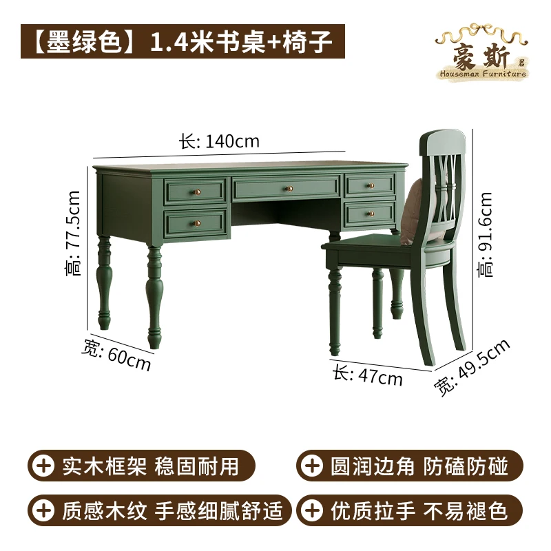 Vintage Tarzı İki'si Bir Arada - Home Office With Two Desks incelemesi ve fiyatı