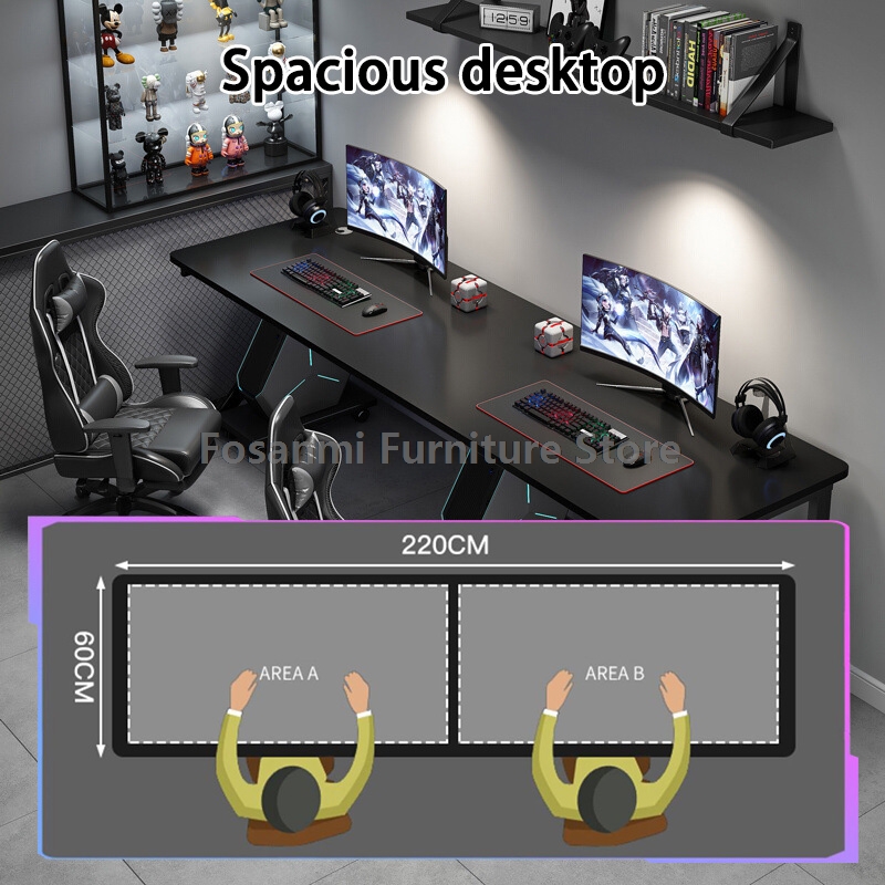 Büyük 2 Kişilik Oyuncu Bilgisa - Home Office With Two Desks incelemesi ve fiyatı