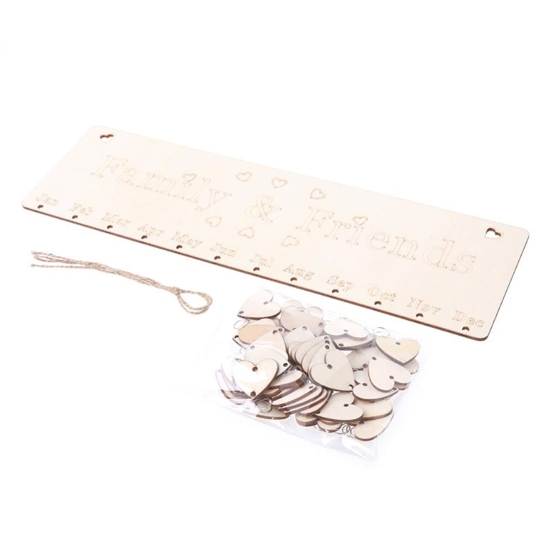 Ahşap Takvim Doğum Günü Hatırl - Magnetic Calendar Board incelemesi ve fiyatı