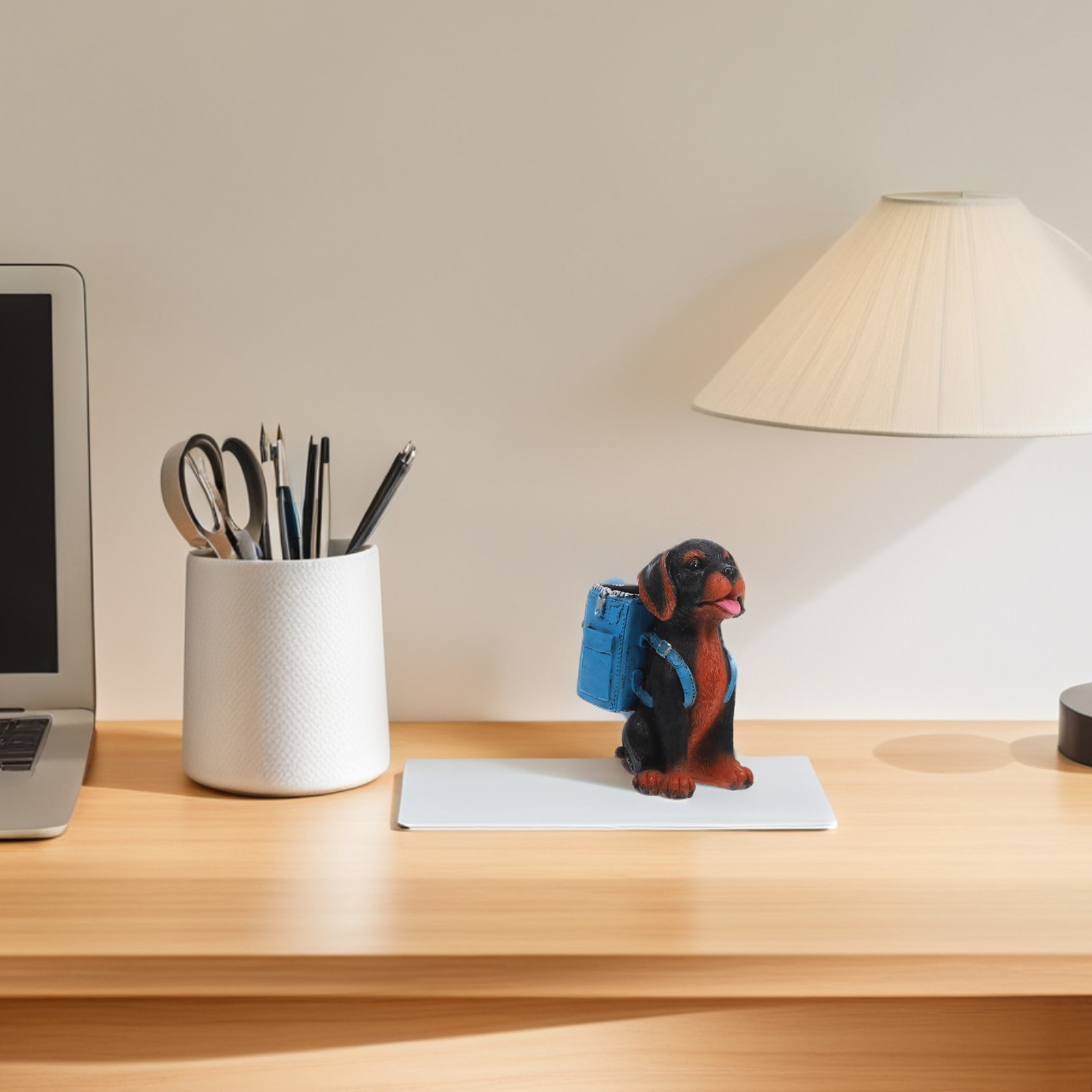 Reçine Köpek Figürlü Gözlük Tu - Home Office With Two Desks incelemesi ve fiyatı
