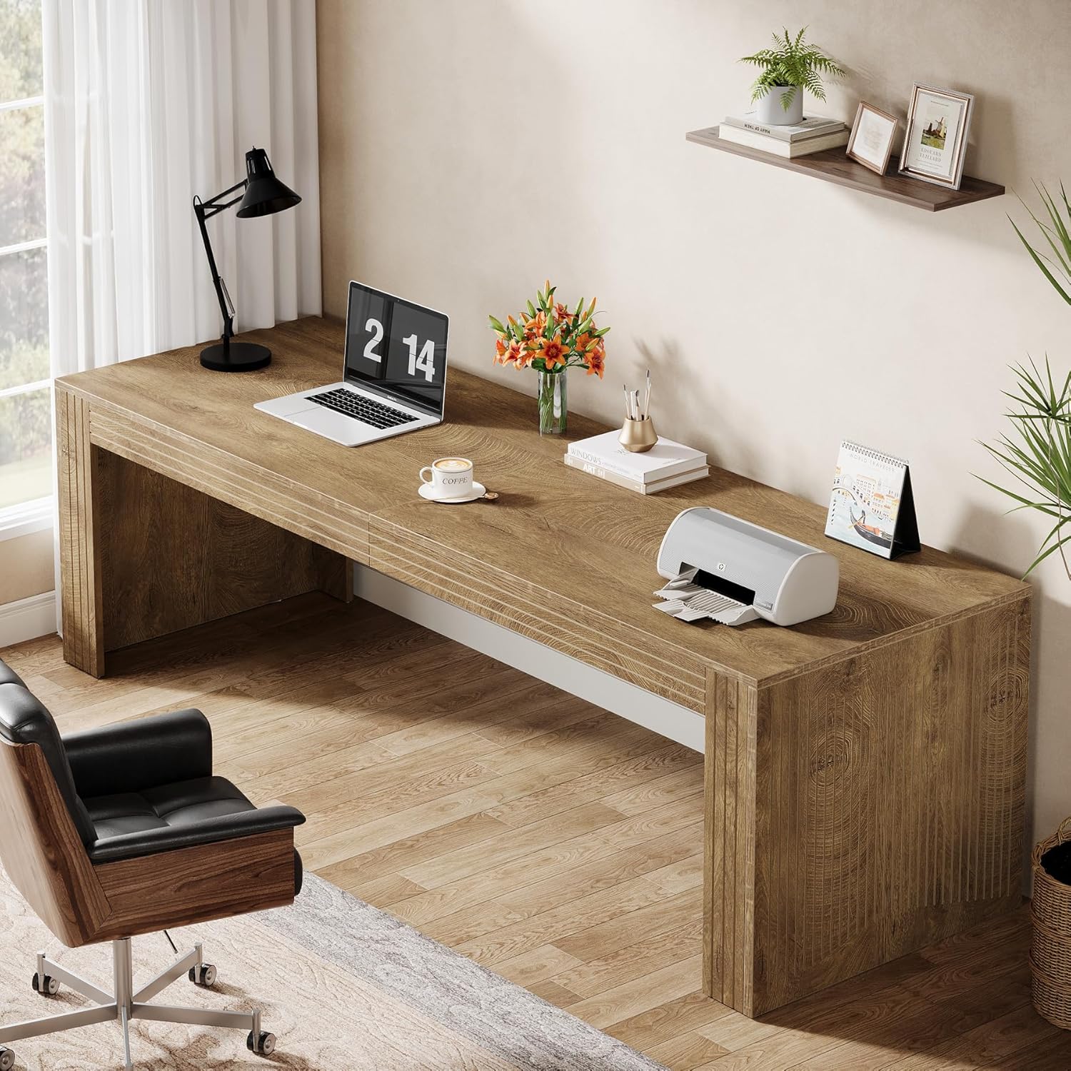 # 79 İnç Ekstra Uzun Çift Kişi - Home Office With Two Desks incelemesi ve fiyatı