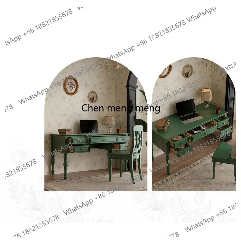 E136 Vintage Tarzı İki'si Bir  - Home Office With Two Desks incelemesi ve fiyatı