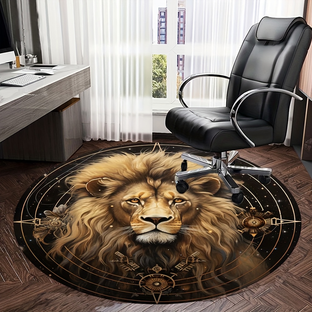 Aslan Desenli Yuvarlak Alan Ha - Home Office Rug incelemesi ve fiyatı