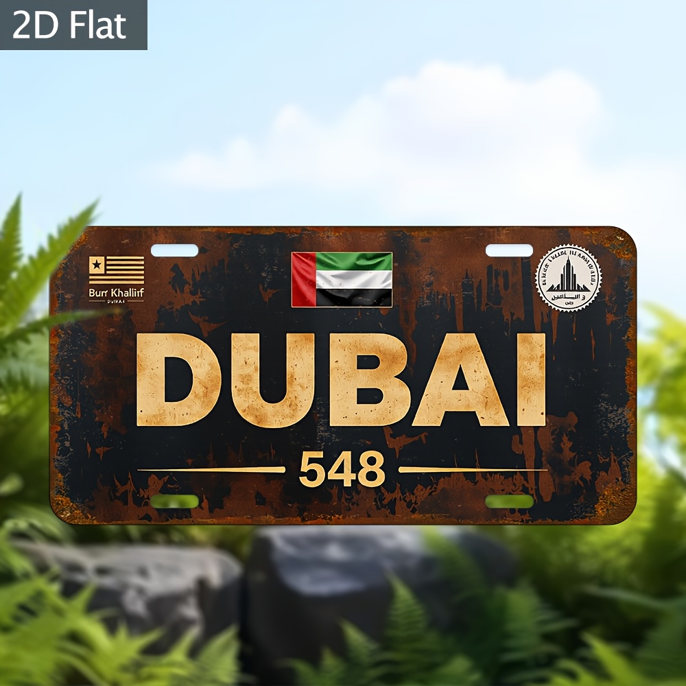 Endüstriyel Dubai Plaka Duvar  - Home Office Dubai incelemesi ve fiyatı