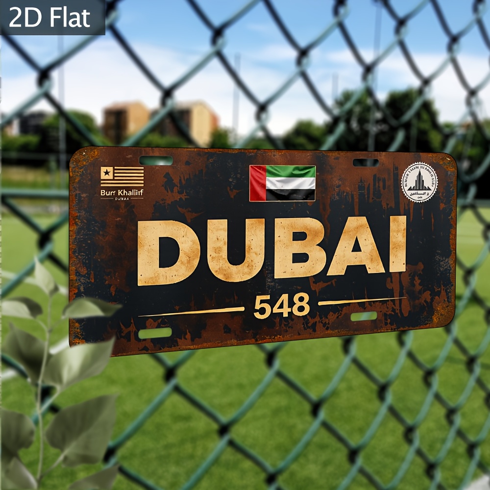 Endüstriyel Dubai Plaka Duvar  - Home Office Dubai incelemesi ve fiyatı