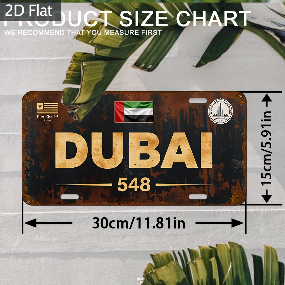 Endüstriyel Dubai Plaka Duvar  - Home Office Dubai incelemesi ve fiyatı