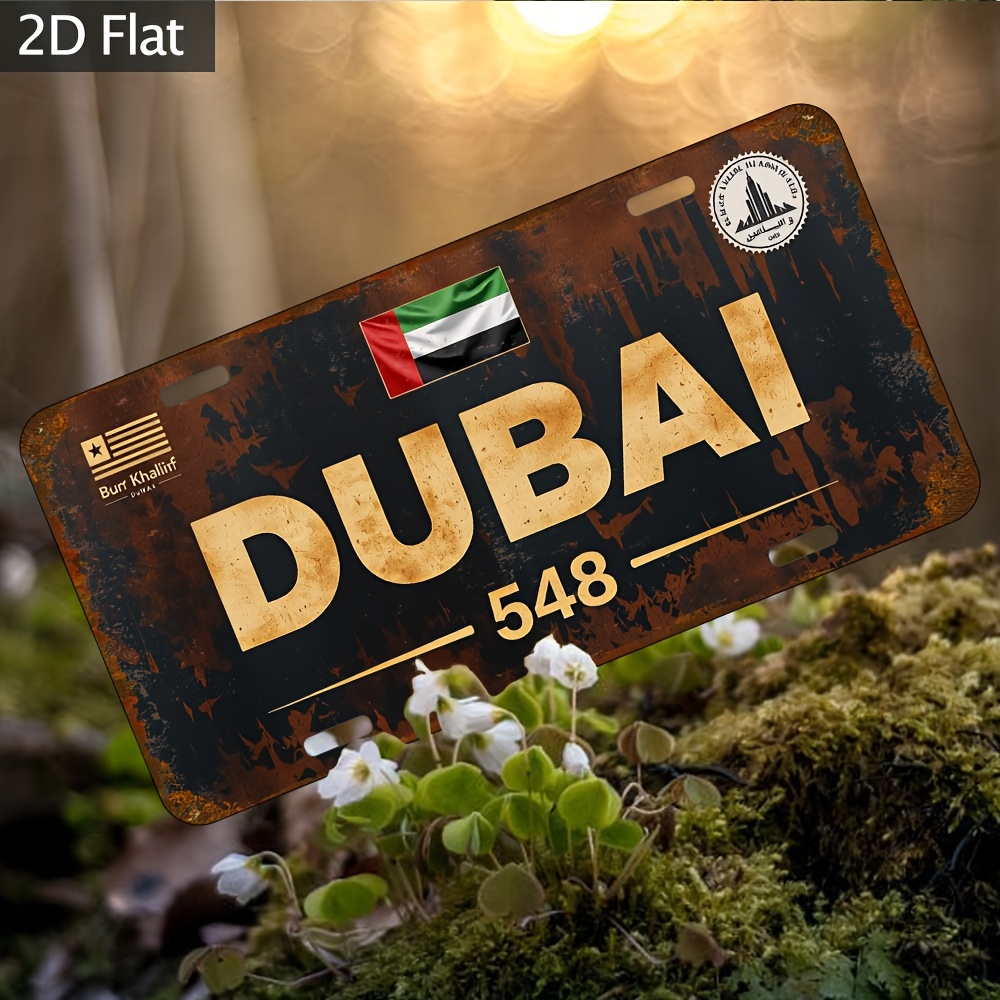 Endüstriyel Dubai Plaka Duvar  - Home Office Dubai incelemesi ve fiyatı