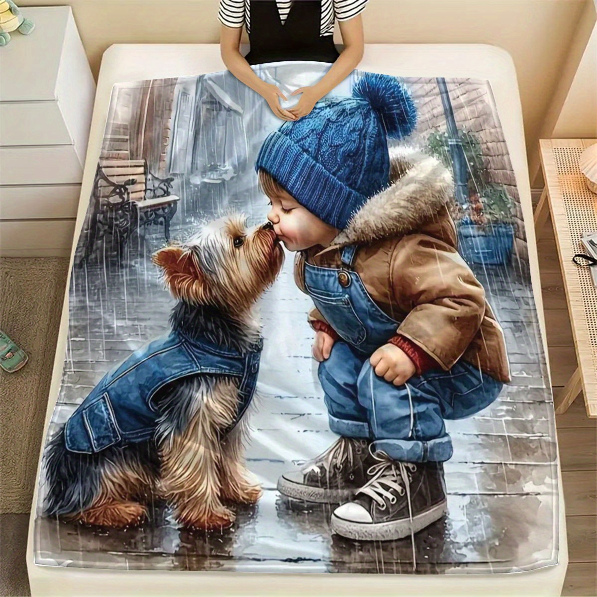 Rahat Köpek Temalı Flanel Batt - Home Office Cozy incelemesi ve fiyatı