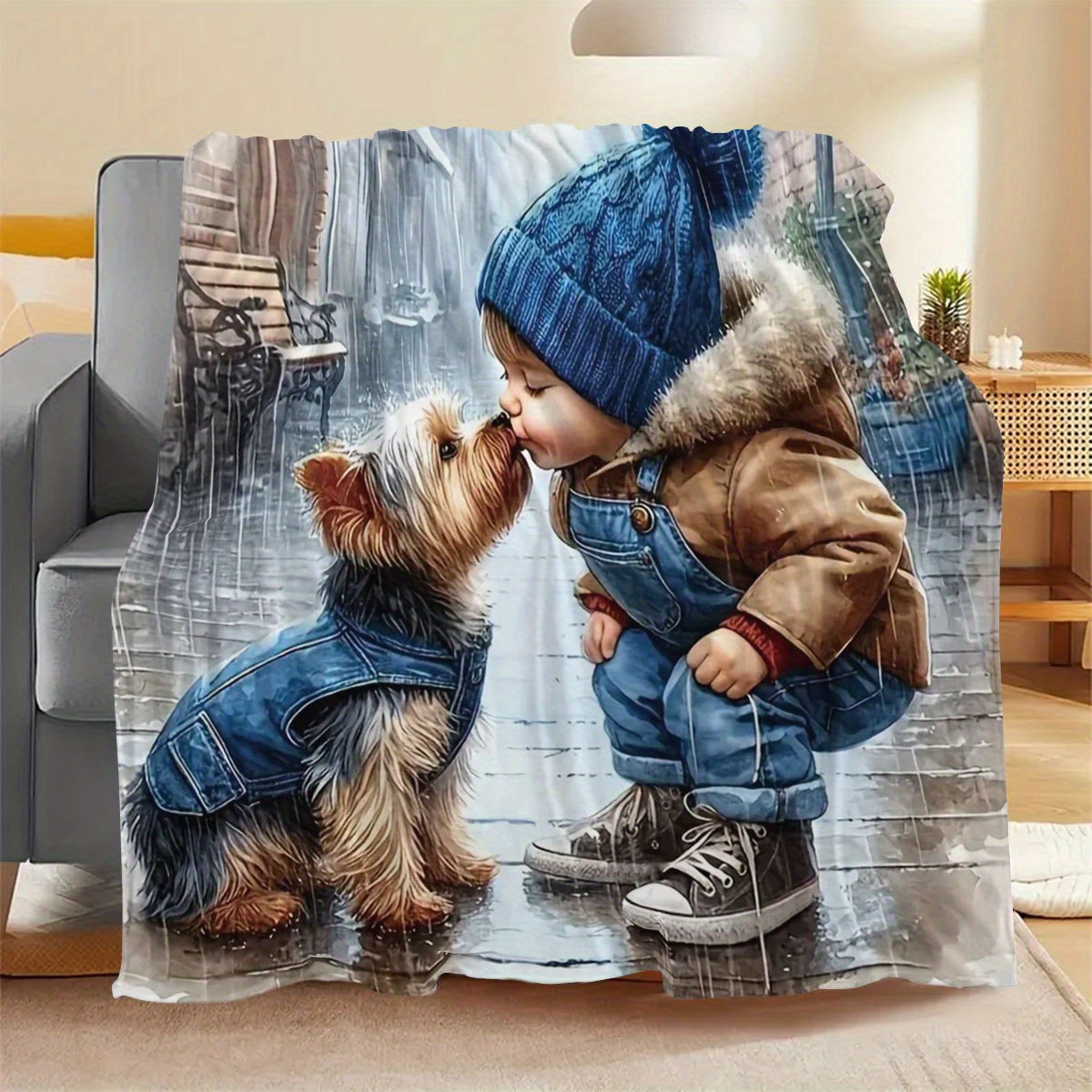 Rahat Köpek Temalı Flanel Batt - Home Office Cozy incelemesi ve fiyatı