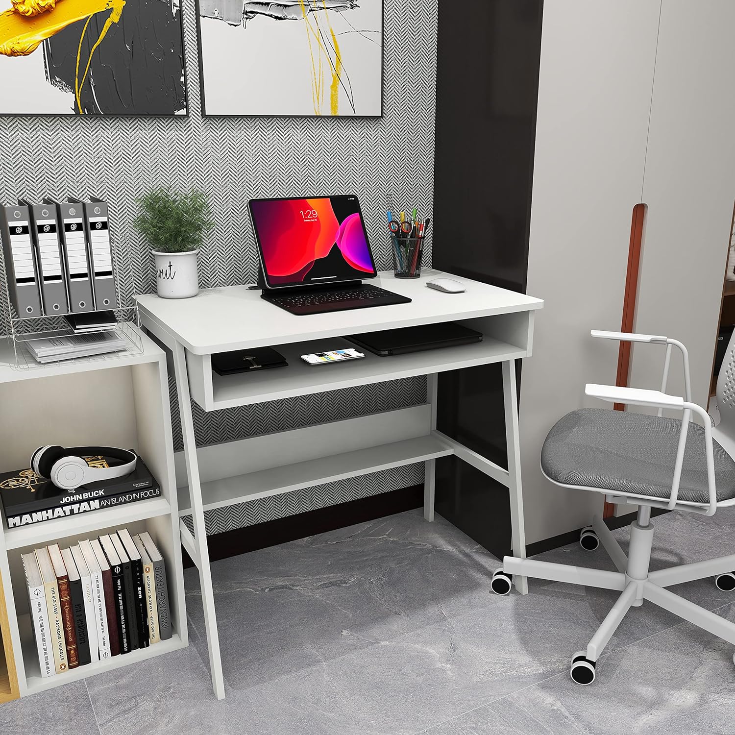 ！@Combohome Ev Mobilyaları Ofi - Home Office With Two Desks incelemesi ve fiyatı