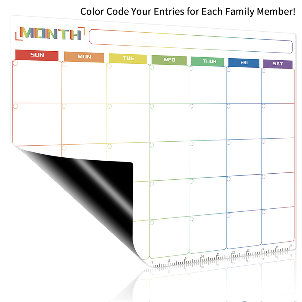 Manyetik Kuru Silme Tahtası Ye - Magnetic Calendar Board incelemesi ve fiyatı