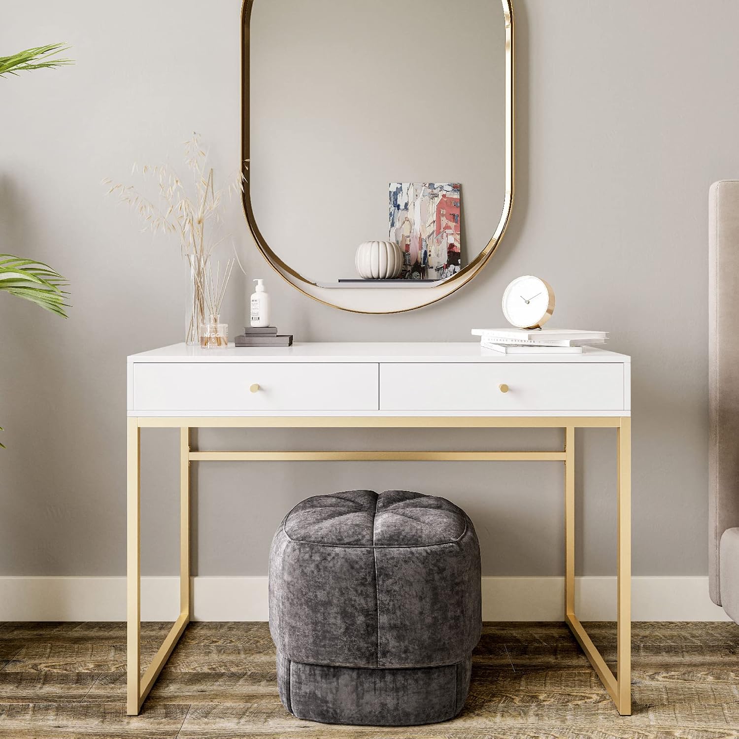 Modern 42 İnç Makyaj Masası ve - Home Office With Two Desks incelemesi ve fiyatı