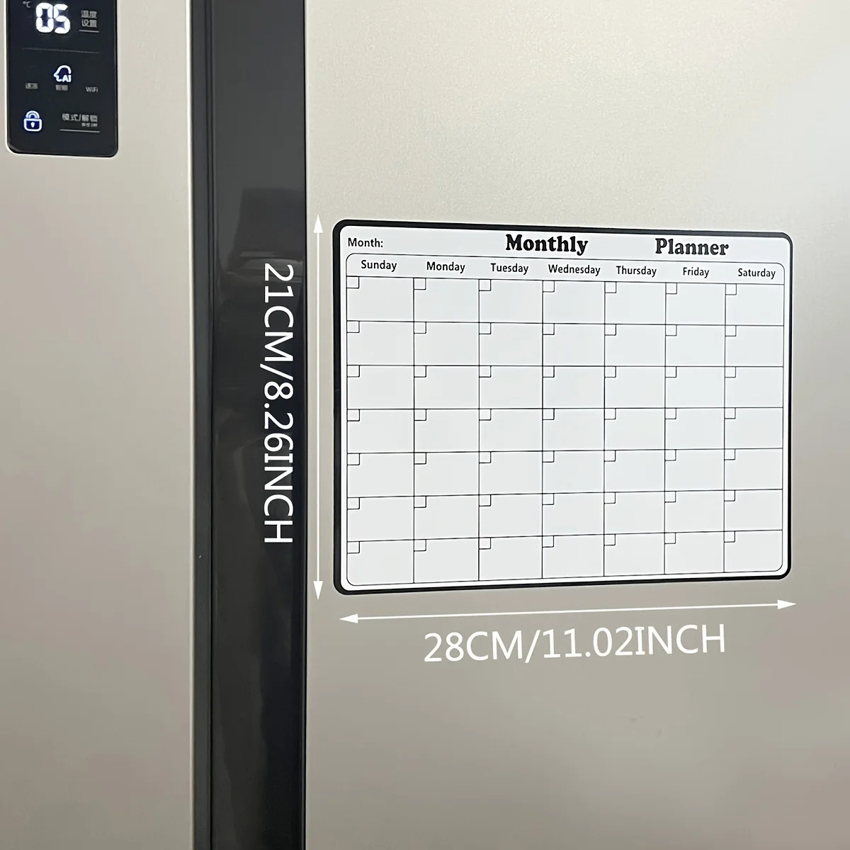 1 adet Manyetik Buzdolabı Sili - Magnetic Calendar Board incelemesi ve fiyatı