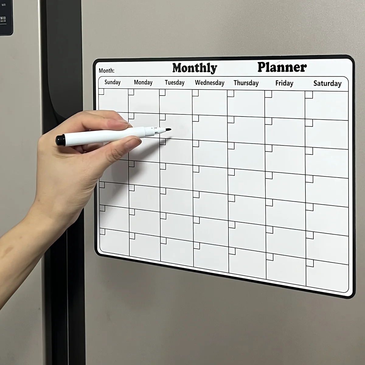 1 adet Manyetik Buzdolabı Sili - Magnetic Calendar Board incelemesi ve fiyatı
