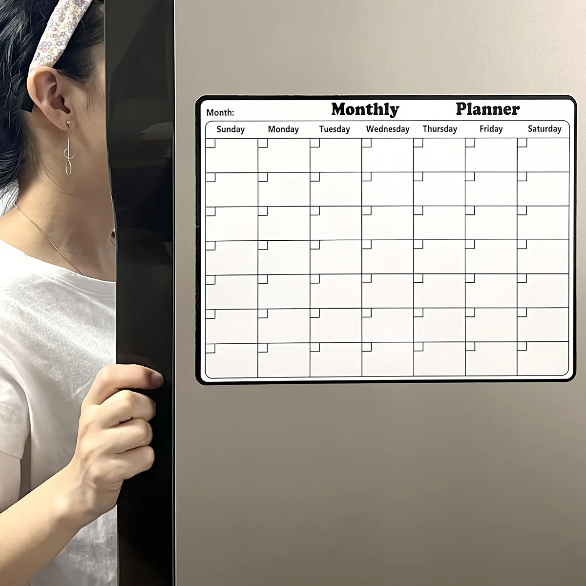 1 adet Manyetik Buzdolabı Sili - Magnetic Calendar Board incelemesi ve fiyatı