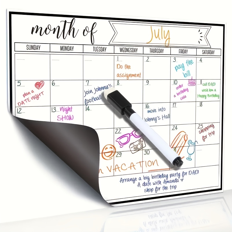 Manyetik Takvim Not Panosu, 2  - Magnetic Calendar Board incelemesi ve fiyatı