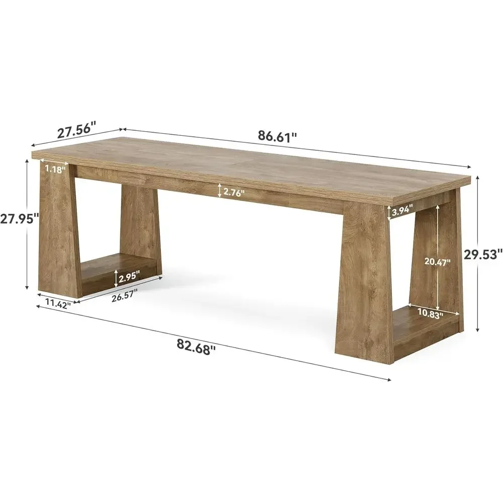 Rustik Kahverengi İki Kişilik  - Home Office With Two Desks incelemesi ve fiyatı