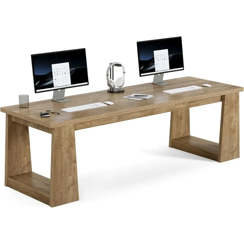 Rustik Kahverengi İki Kişilik  - Home Office With Two Desks incelemesi ve fiyatı