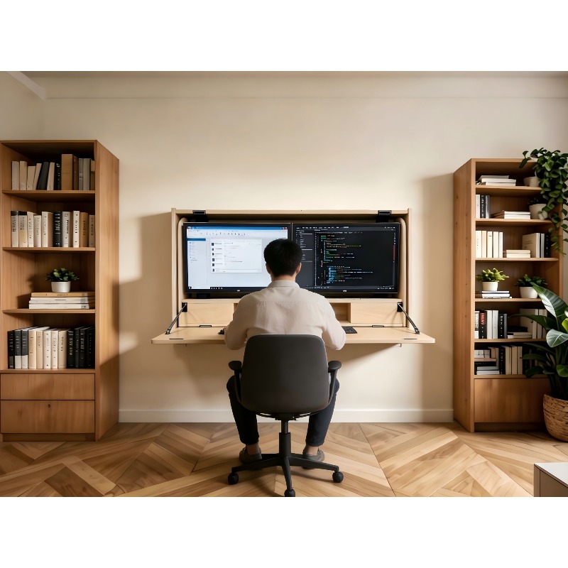 Yerden Tasarruf Sağlayan Ev Ça - Home Office With Two Desks incelemesi ve fiyatı