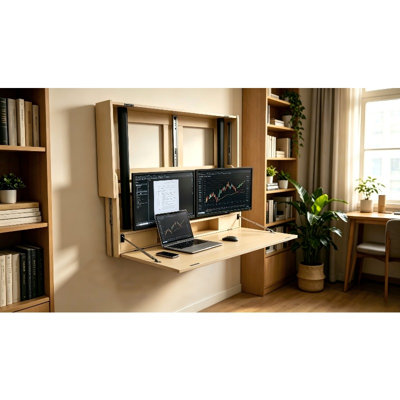 Yerden Tasarruf Sağlayan Ev Ça - Home Office With Two Desks incelemesi ve fiyatı