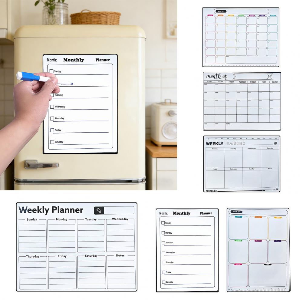 Buzdolabı için Manyetik Siline - Magnetic Calendar Board incelemesi ve fiyatı
