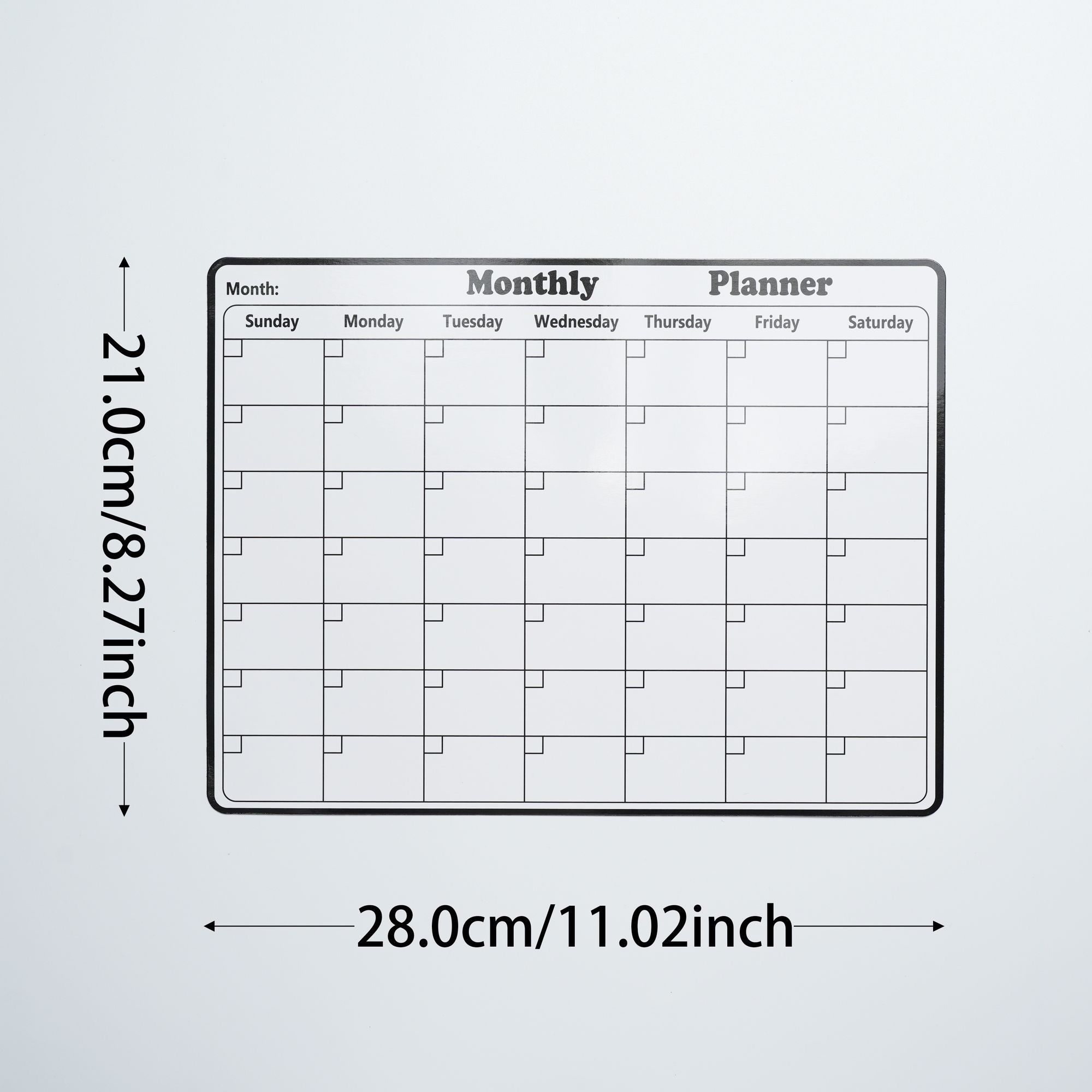 5 Adet/takım Elektrostatik Duv - Magnetic Calendar Board incelemesi ve fiyatı