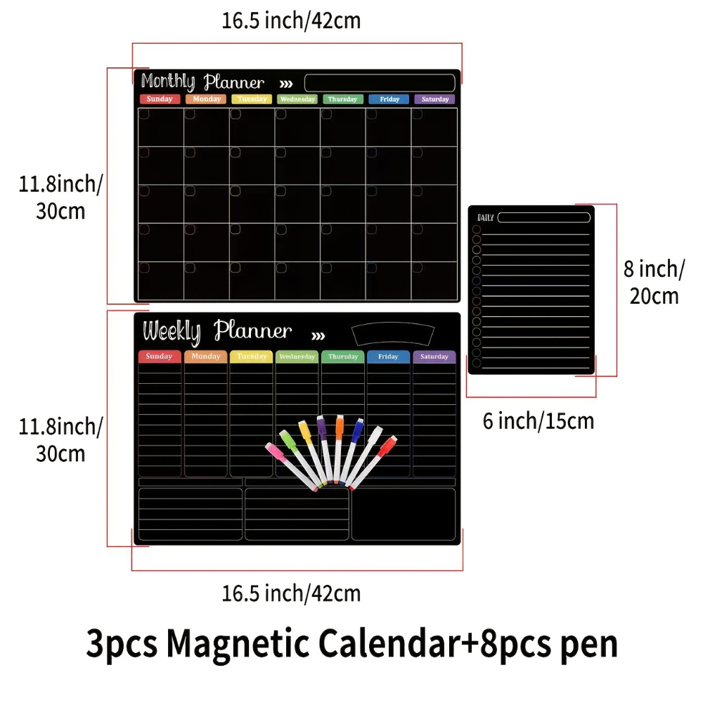 Buzdolabı için Manyetik Pano T - Magnetic Calendar Board incelemesi ve fiyatı