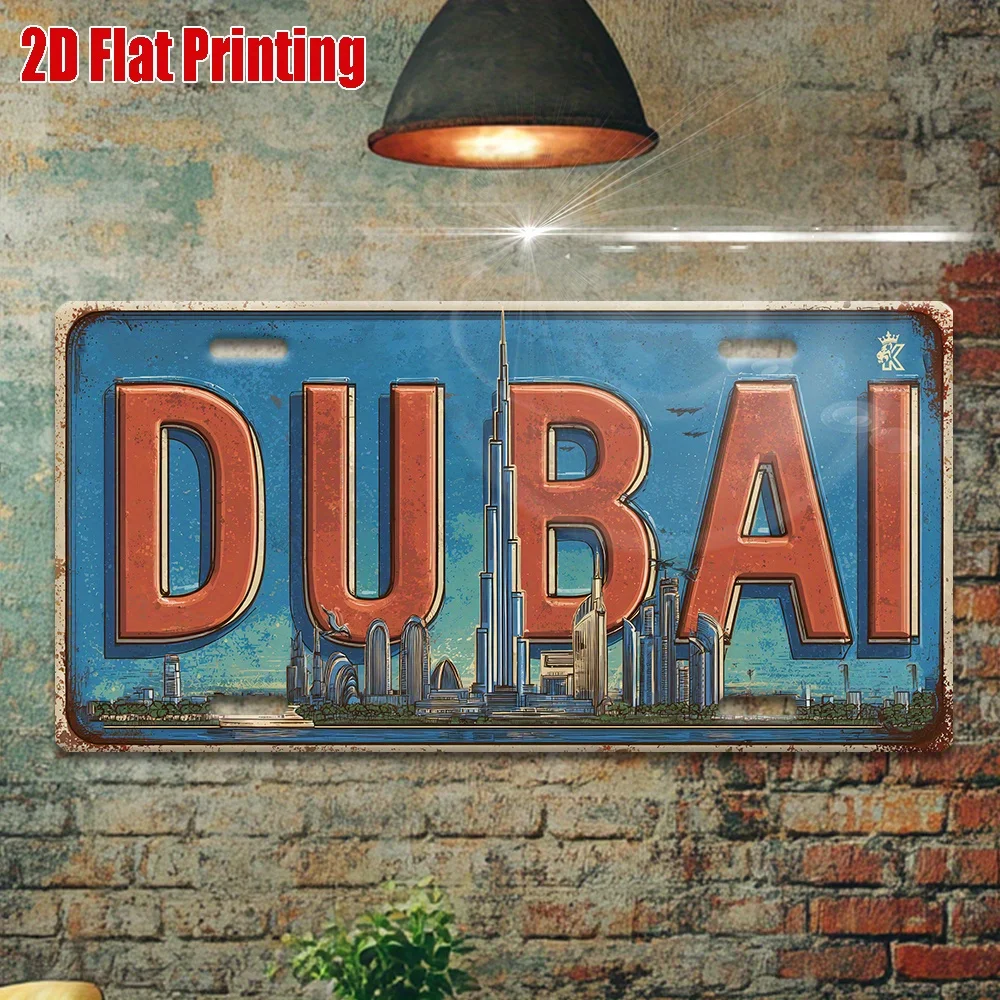 2D Düz Dubai BAE Şehir Silüeti - Home Office Dubai incelemesi ve fiyatı