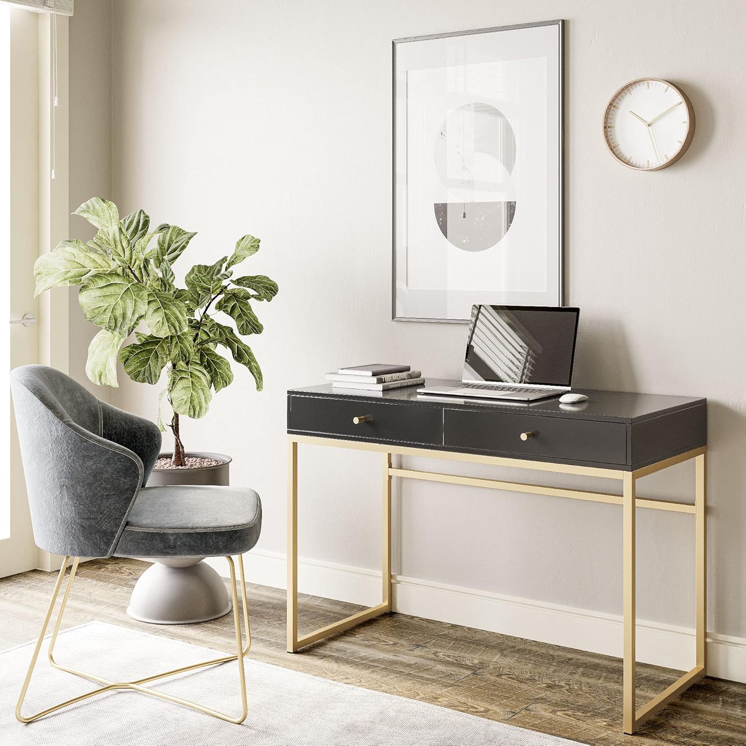 42 İnç Makyaj Masası veya Yata - Home Office With Two Desks incelemesi ve fiyatı