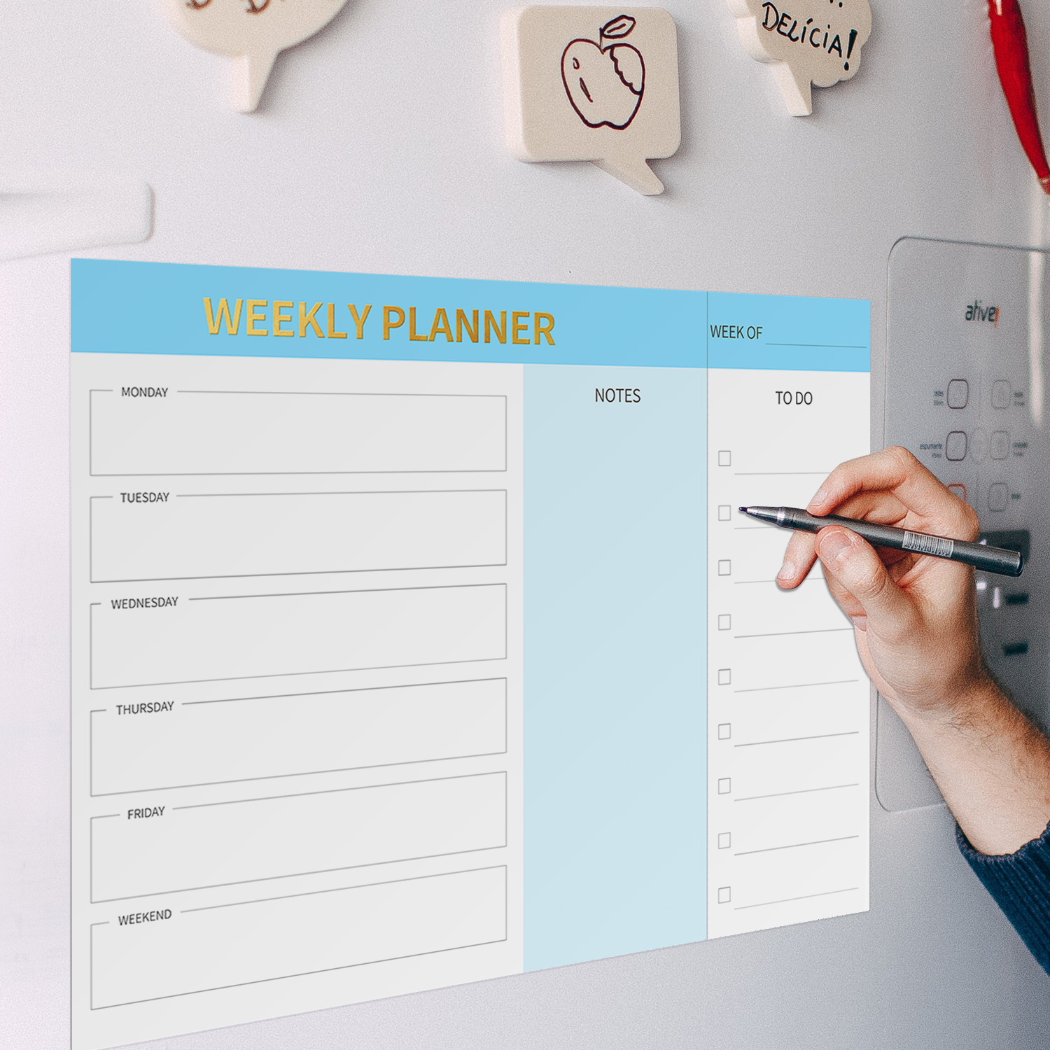 Manyetik Haftalık Planlayıcı B - Magnetic Calendar Board incelemesi ve fiyatı